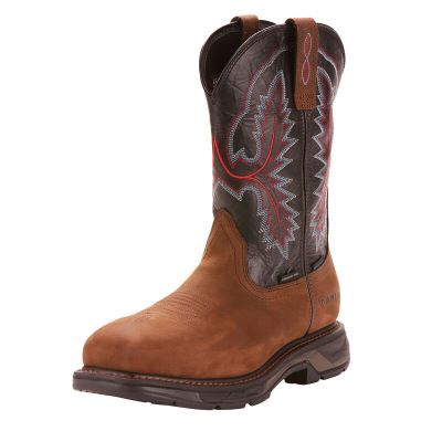 Ariat WorkHog XT Kahverengi / Siyah Iş Ayakkabıları Erkek (42593-846)